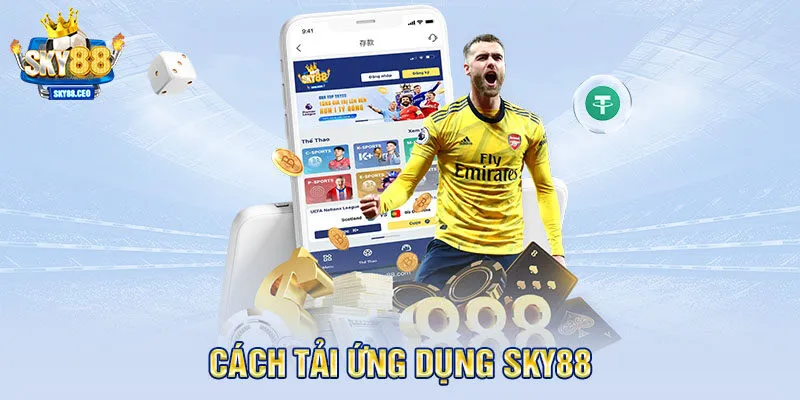 Cách tải ứng dụng SKY88